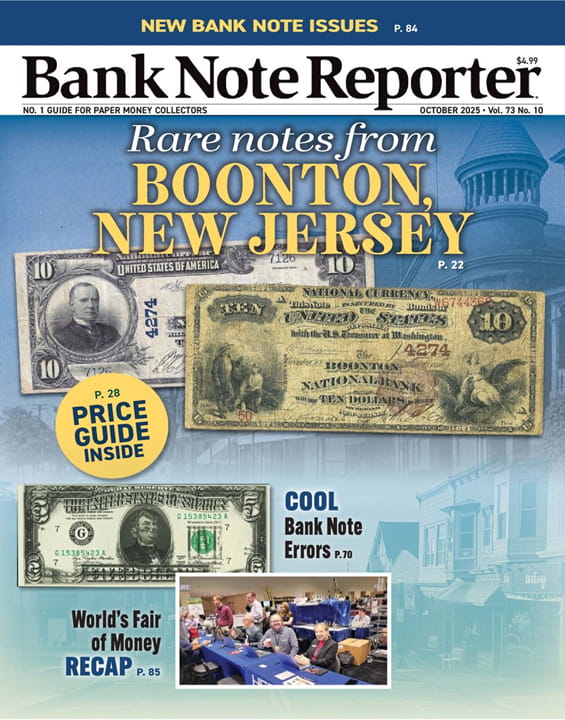 Bank Note Reporter Magazine
