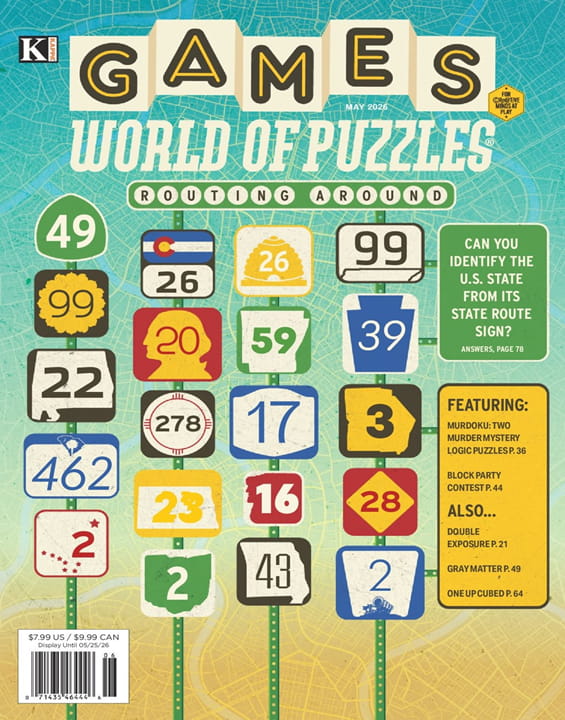 Games World of Puzzles Magazine